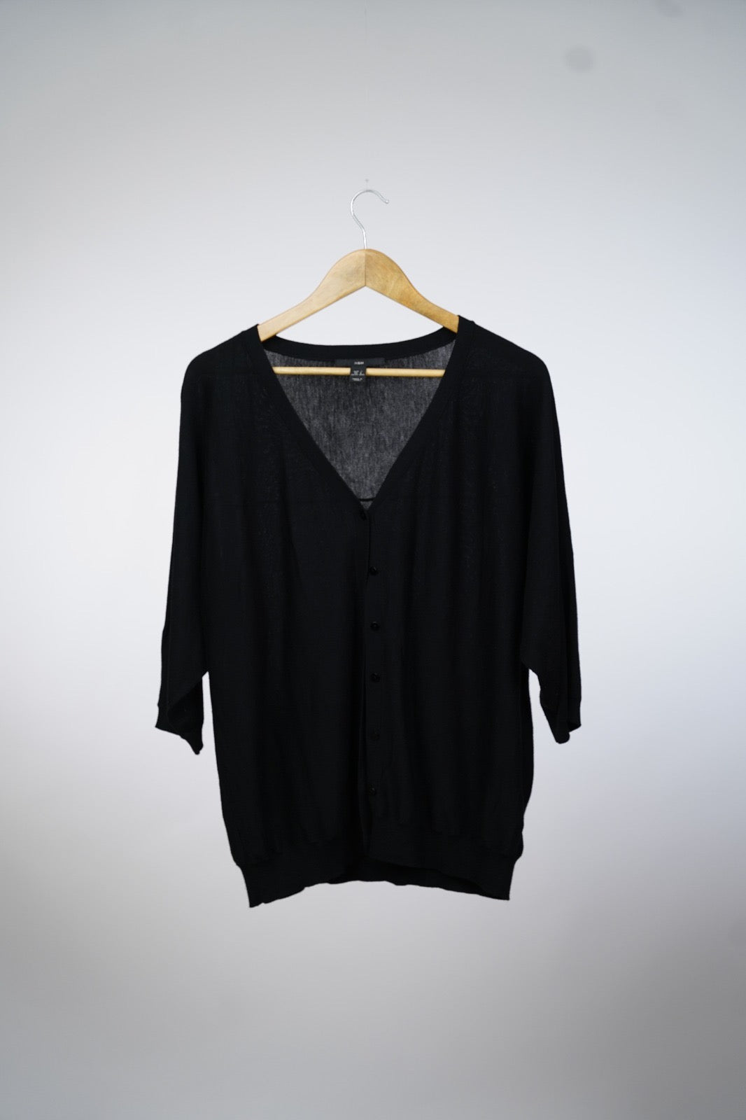 Black H&M Button down knit