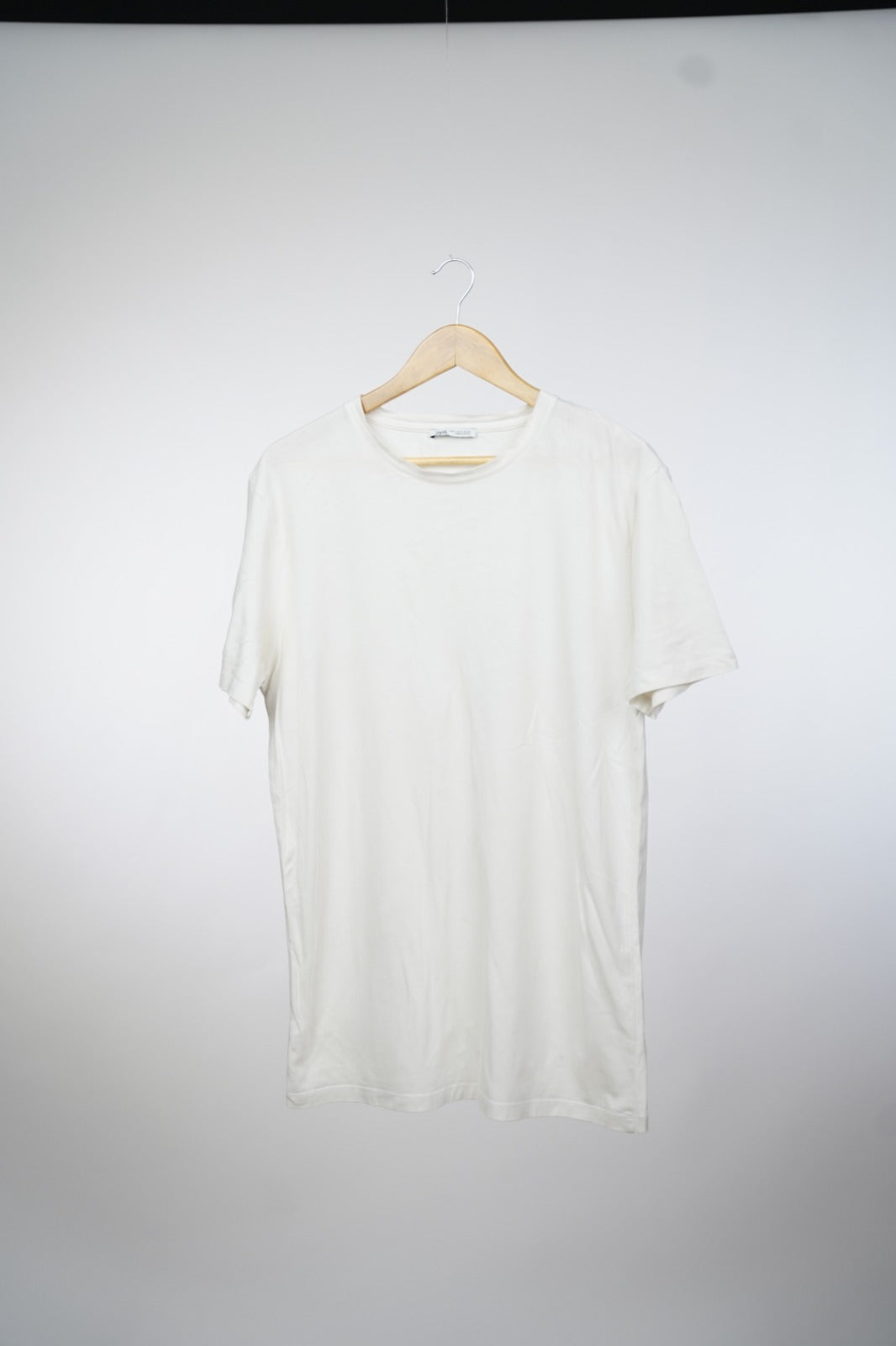 White Zara Basic Tee