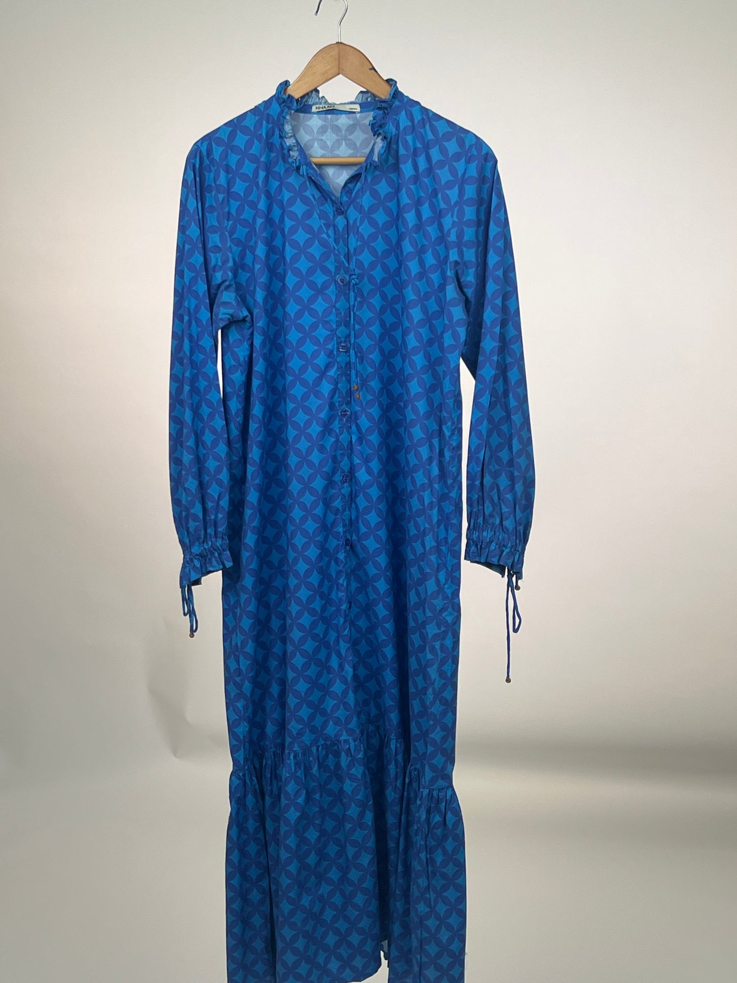 Blue Khaadi Long Dress