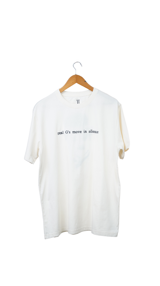 White Graphic BeYourself Tee
