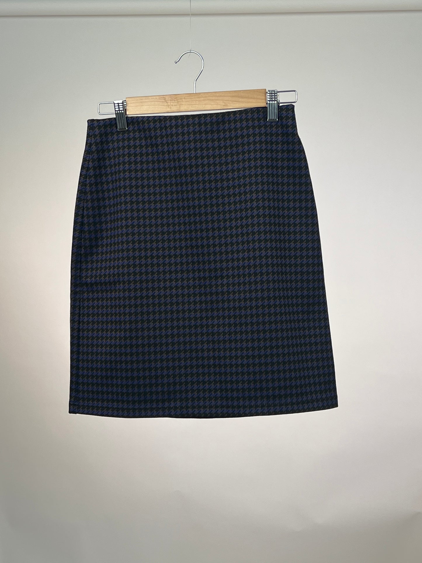 Checkered Midi Skirt