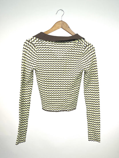 Bershka Crochet Collar Top