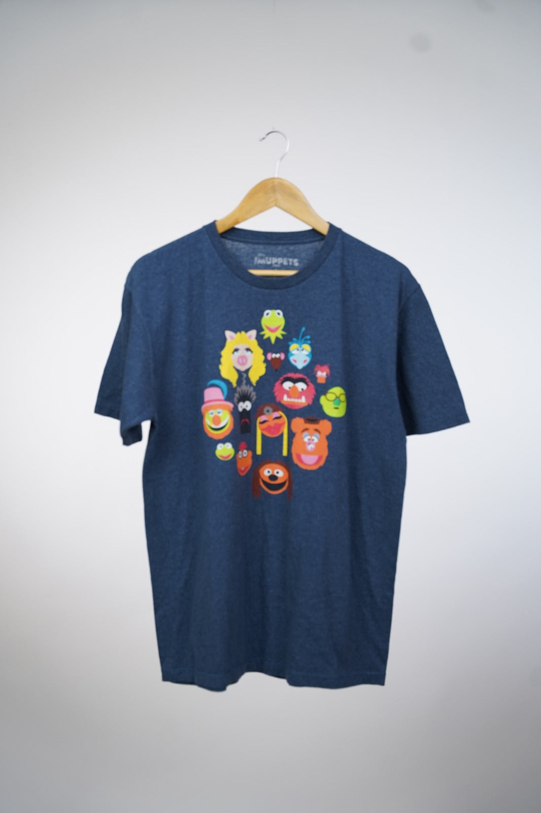Blue Disney muppets printed tee