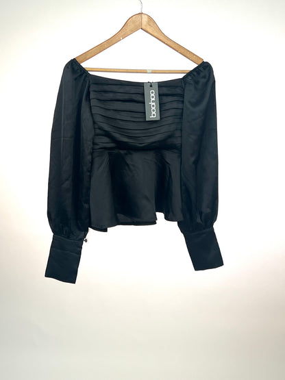 Black Boohoo Top