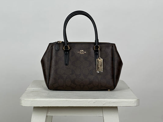Coach Signature Cross Body With Top Handle