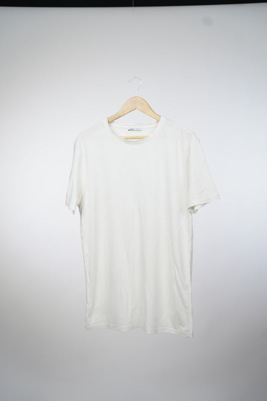 White Zara Basic Tee