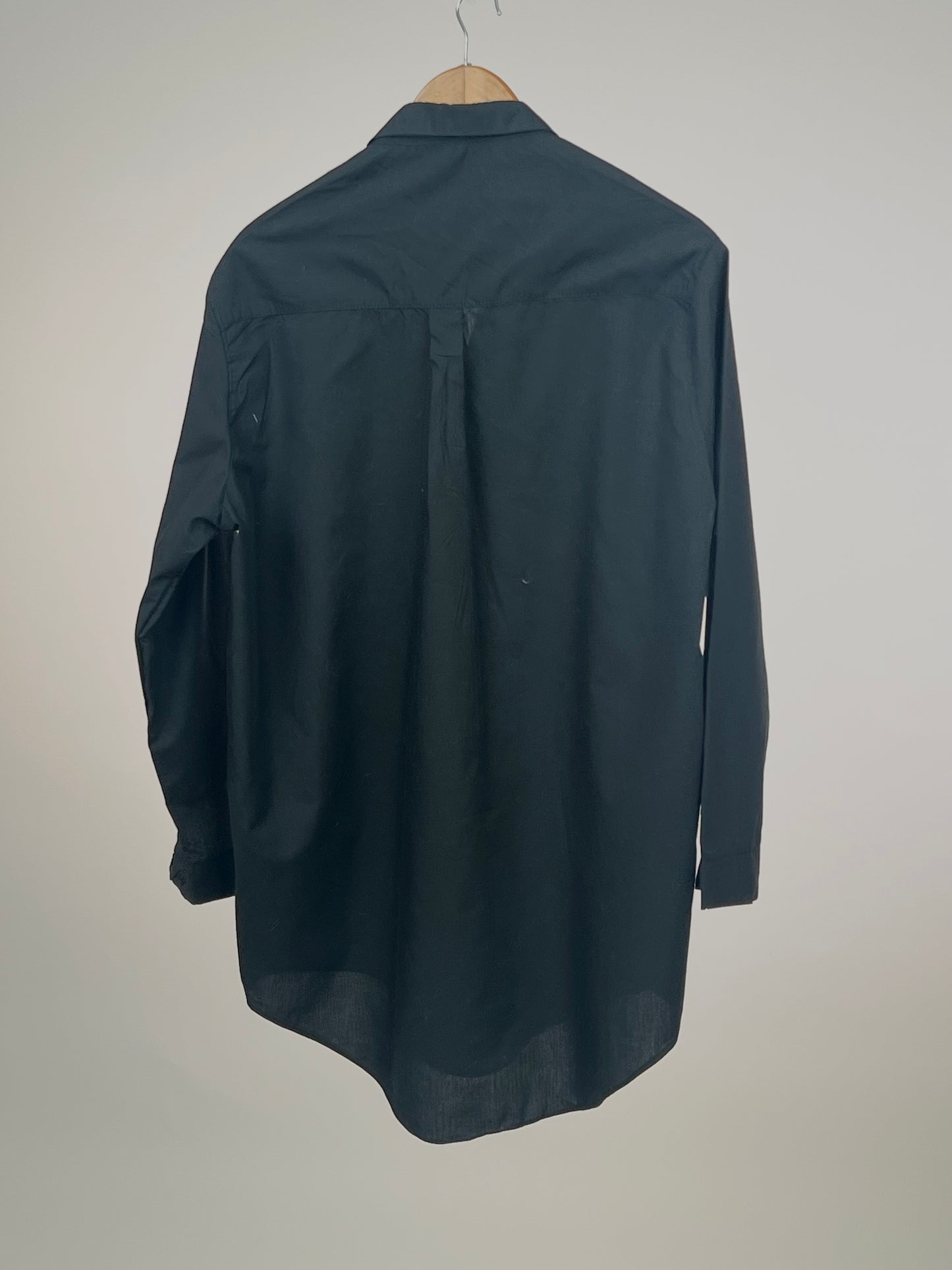 Oversized Black Button Down