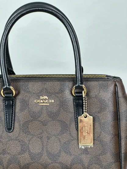 Coach Signature Cross Body With Top Handle